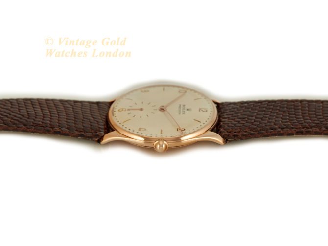 Rolex Precision Chronometer Cal.700 18ct Pink Gold c1945 (31)