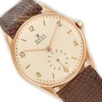 Rolex Precision Chronometer Cal.700 18ct Pink Gold c1945 mobile navigation (41)