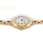 Ladies Rolex Cocktail Watch, Porcelain Dial, 9ct Pink Gold c1915 mobile navigation (32)