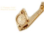 Ladies Rolex Precision 9ct Gold Cocktail Watch on 9ct Bracelet 1941 mobile navigation (6)