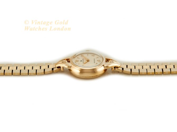 Ladies Rolex Precision 9ct Gold Cocktail Watch on 9ct Bracelet 1941 (10)