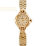 Ladies Rolex Precision 9ct Gold Cocktail Watch on 9ct Bracelet 1941 mobile navigation (4)