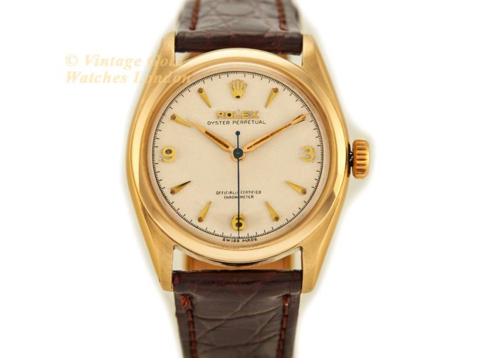 Rolex Oyster Perpetual Bubbleback Ref. 6084 14ct 1952 – ‘Explorer’ Dial (22)