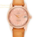 Omega Seamaster Calendar Cal.503 18ct Pink Gold 1957 mobile navigation (22)