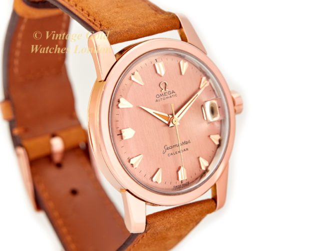 Omega Seamaster Calendar Cal.503 18ct Pink Gold 1957 (20)