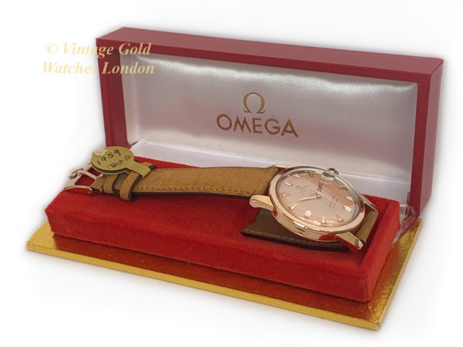 Omega Seamaster Calendar Cal.503 18ct Pink Gold 1957 (40)