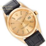 Rolex Oyster Perpetual ‘Date’ 18ct 1970 35mm mobile navigation (1)