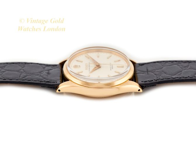 Rolex Oyster Perpetual Cal.1030 18ct 1959 Quilted Dial (34)