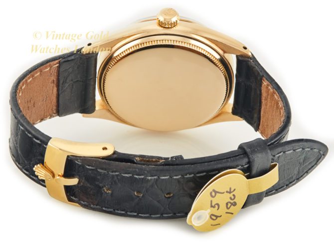Rolex Oyster Perpetual Cal.1030 18ct 1959 Quilted Dial (36)