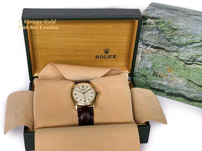 Rolex Oyster Perpetual Bubbleback Ref. 6084 14ct 1952 – ‘Explorer’ Dial (40)