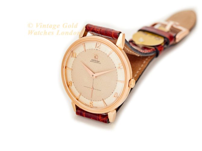 Omega Cal.344 Automatic 18ct Pink Gold 1953 37.5mm (26)