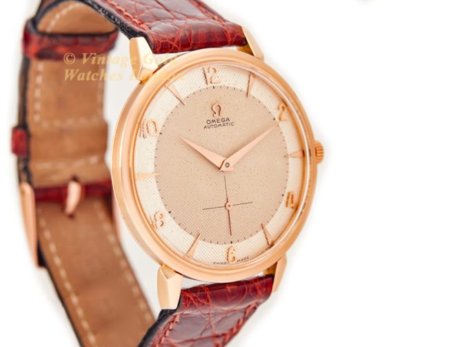 Omega Cal.344 Automatic 18ct Pink Gold 1953 37.5mm (22)