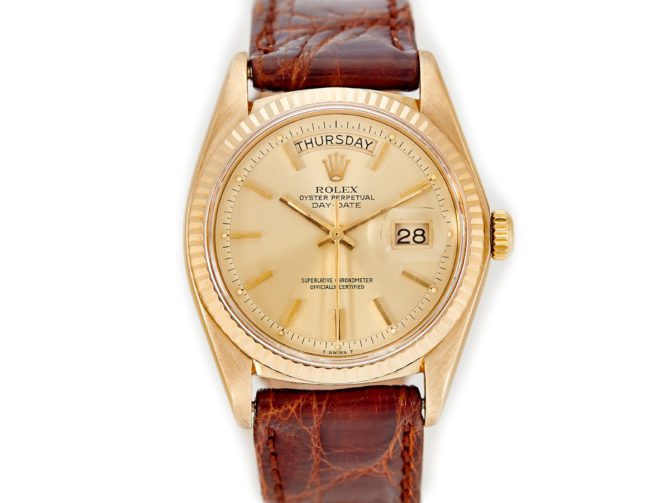 Rolex Oyster Perpetual Day-Date 18ct 36mm 1977 (6)