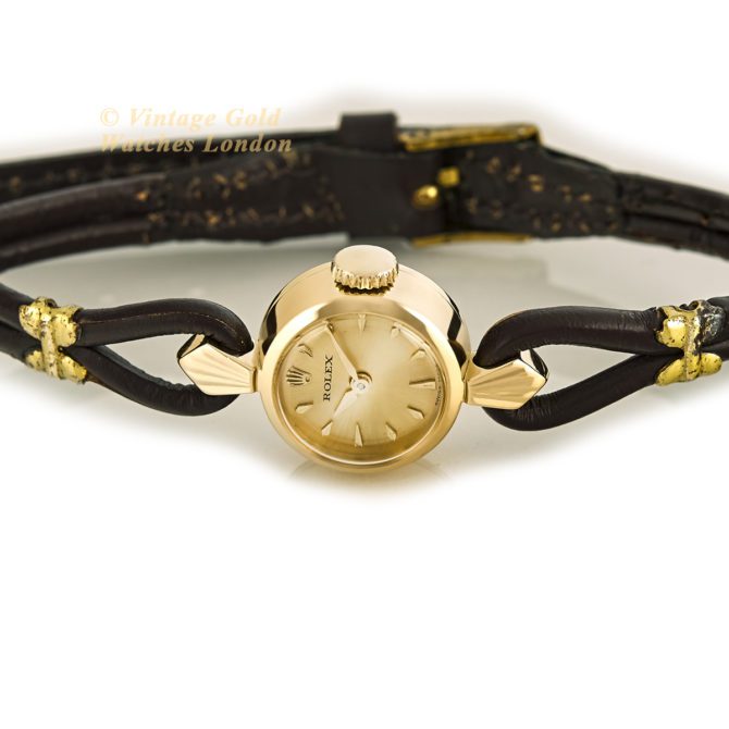 Ladies Rolex Precision 18ct Dress Watch c1971 (29)