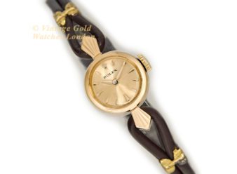 Ladies Rolex Precision 18ct Dress Watch c1971 - hover
