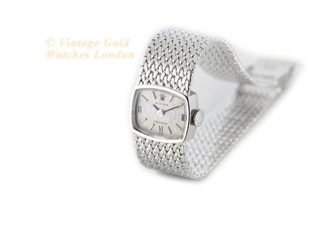 Ladies Rolex Precision 9ct White Gold 1972 (26)
