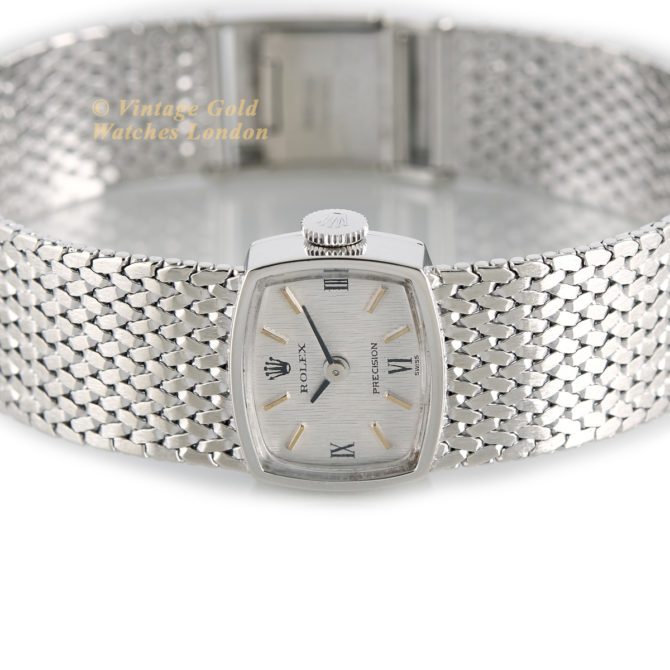 Ladies Rolex Precision 9ct White Gold 1972 (44)