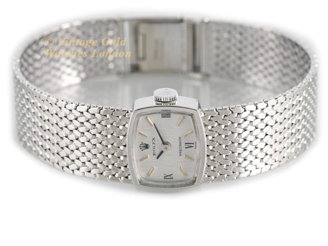 Ladies Rolex Precision 9ct White Gold 1972 (28)