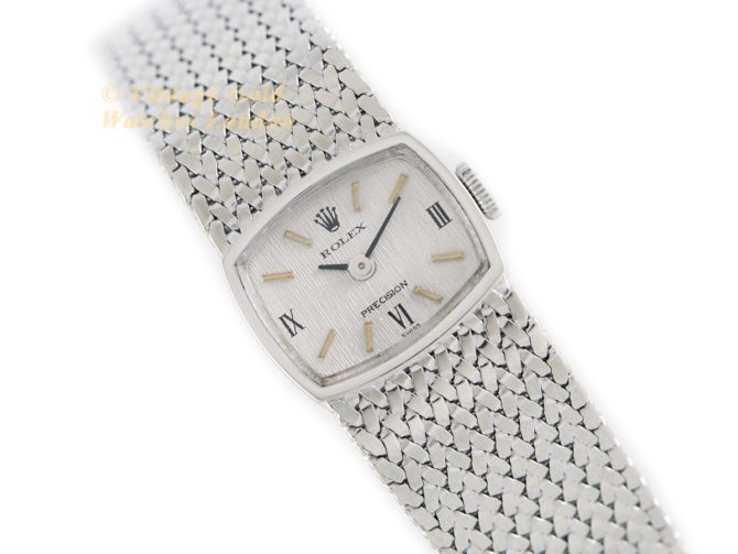 Ladies Rolex Precision 9ct White Gold 1972 (16)
