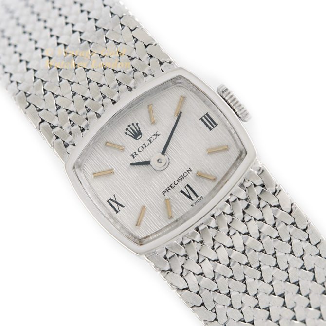 Ladies Rolex Precision 9ct White Gold 1972 (42)