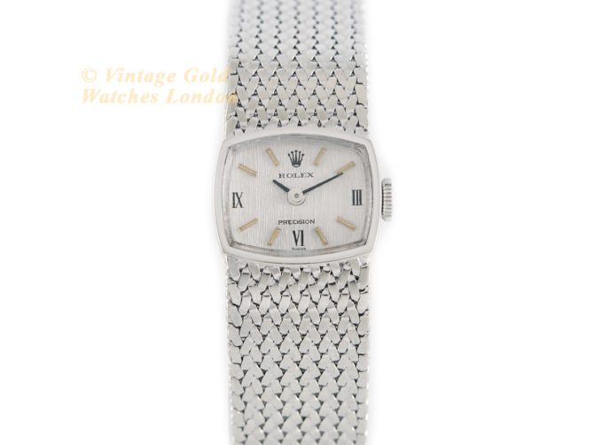 Ladies Rolex Precision 9ct White Gold 1972 (22)