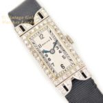 Ladies Rolex 18ct White Gold & Diamond Cocktail Watch c1930 mobile navigation (15)