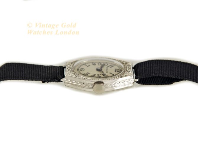 Ladies Rolex 18ct White Gold & Diamond Cocktail Watch c1928 (33)