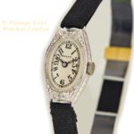 Ladies Rolex 18ct White Gold & Diamond Cocktail Watch c1928 mobile navigation (25)