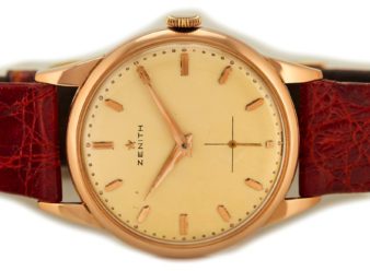 Zenith Cal.40 18ct Pink Gold 1964 35mm Oversize