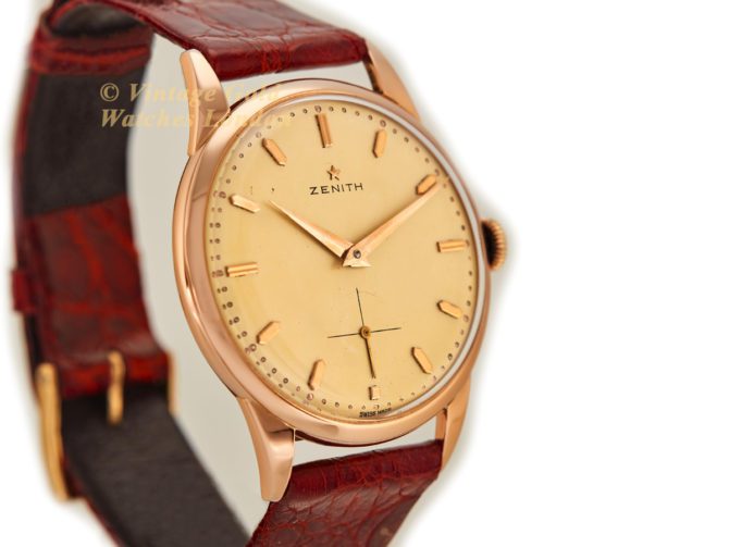 Zenith Cal.40 18ct Pink Gold 1964 35mm Oversize (20)