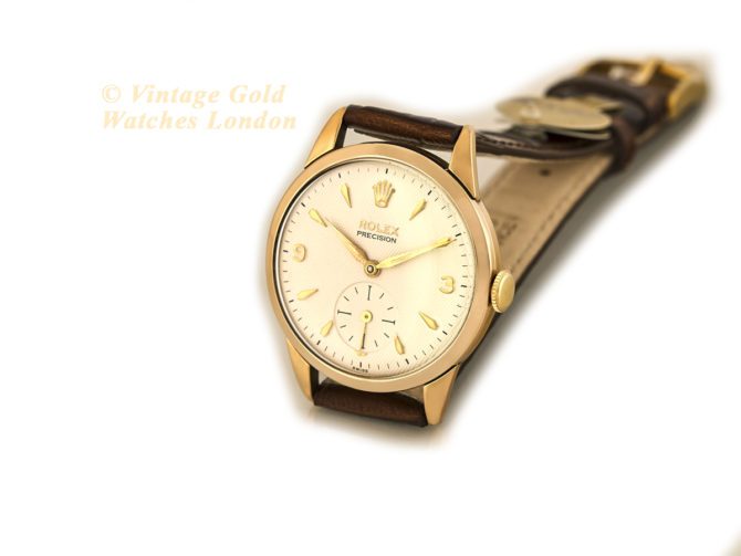 Rolex Precision 9ct Pink Gold 1954 (25)