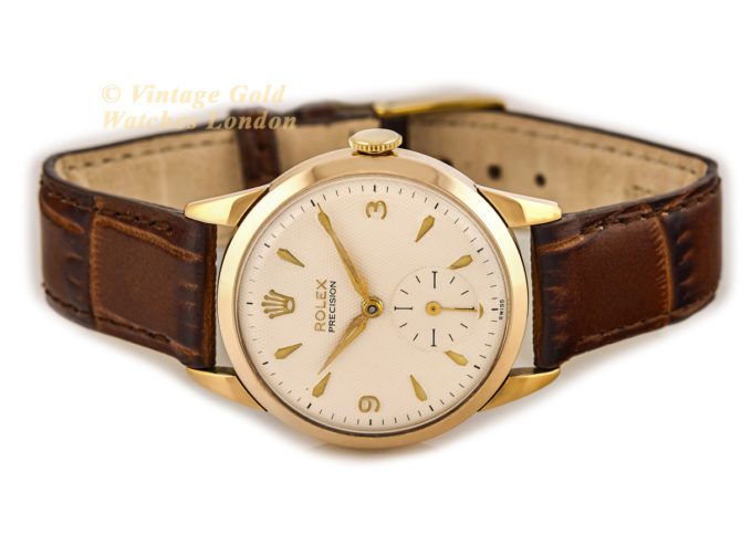Rolex Precision 9ct Pink Gold 1954 (27)