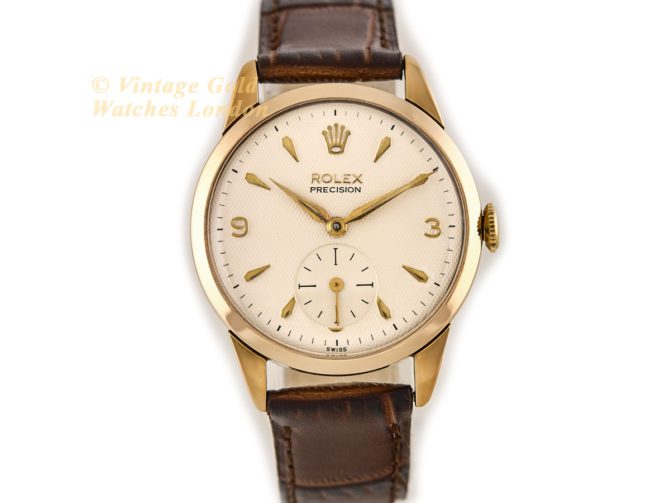 Rolex Precision 9ct Pink Gold 1954 (21)