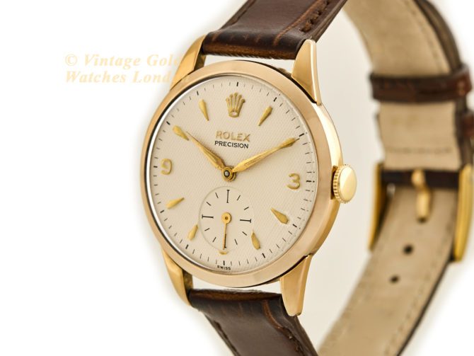 Rolex Precision 9ct Pink Gold 1954 (23)