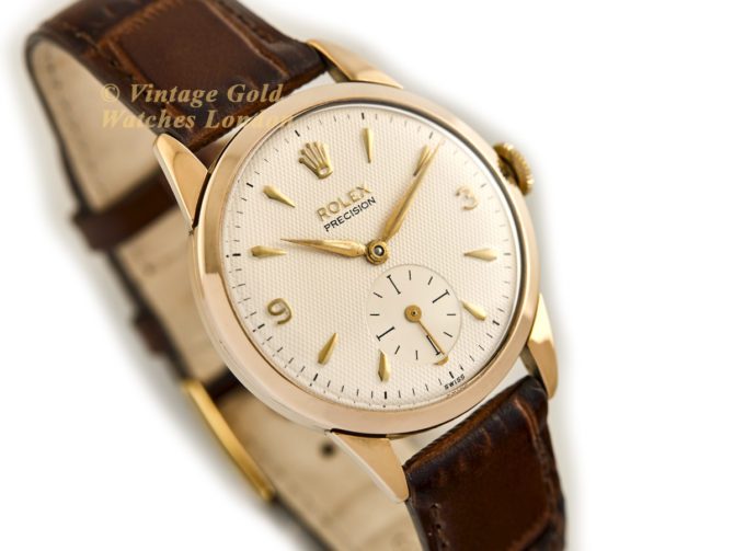 Rolex Precision 9ct Pink Gold 1954 (17)