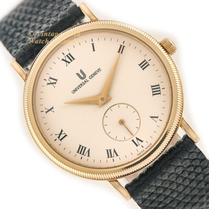 Universal Geneve Cal.7001 18ct c1980 (42)