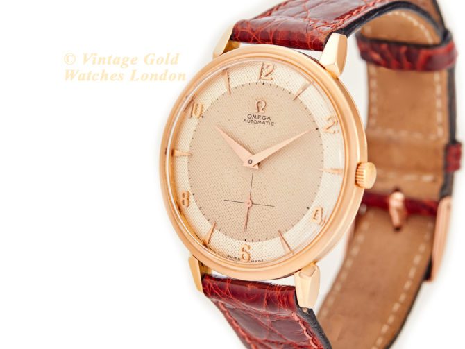 Omega Cal.344 Automatic 18ct Pink Gold 1953 37.5mm (24)