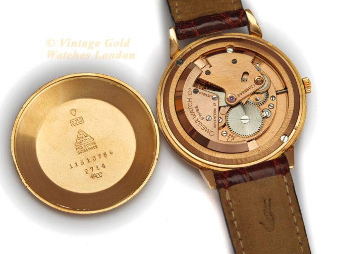 Omega Cal.344 Automatic 18ct Pink Gold 1953 37.5mm (38)