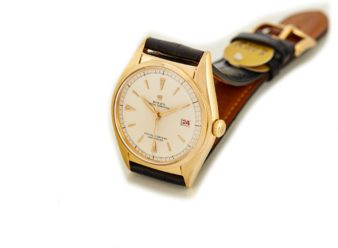 Rolex Oyster ‘Datejust’ Roulette Calendar 18ct 1952 - hover