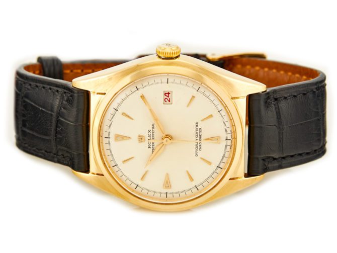 Rolex Oyster ‘Datejust’ Roulette Calendar 18ct 1952 (5)