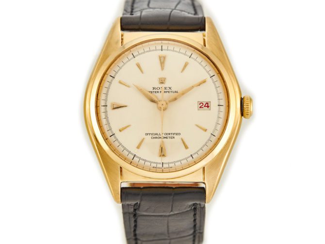 Rolex Oyster ‘Datejust’ Roulette Calendar 18ct 1952 (7)