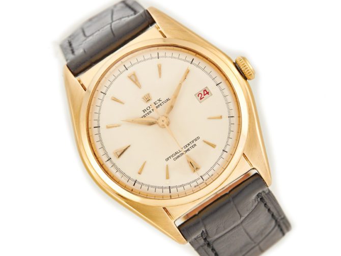 Rolex Oyster ‘Datejust’ Roulette Calendar 18ct 1952 (8)