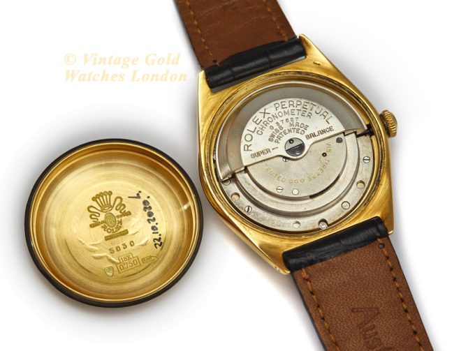 Rolex Oyster ‘Datejust’ Roulette Calendar 18ct 1952 (38)