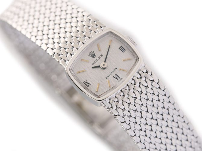 Ladies Rolex Precision 9ct White Gold 1972 (12)