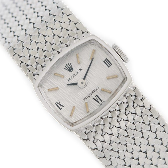 Ladies Rolex Precision 9ct White Gold 1972 (6)