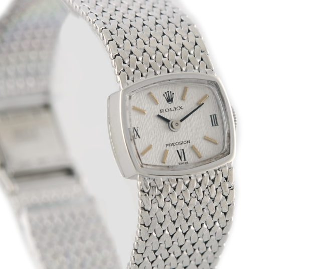 Ladies Rolex Precision 9ct White Gold 1972 (9)
