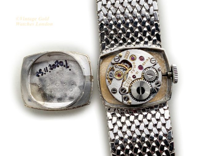 Ladies Rolex Precision 9ct White Gold 1972 (38)