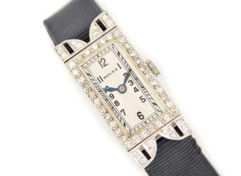 Ladies Rolex 18ct White Gold & Diamond Cocktail Watch c1930