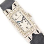 Ladies Rolex 18ct White Gold & Diamond Cocktail Watch c1930 mobile navigation (5)