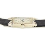 Ladies Rolex 18ct White Gold & Diamond Cocktail Watch c1930 mobile navigation (9)
